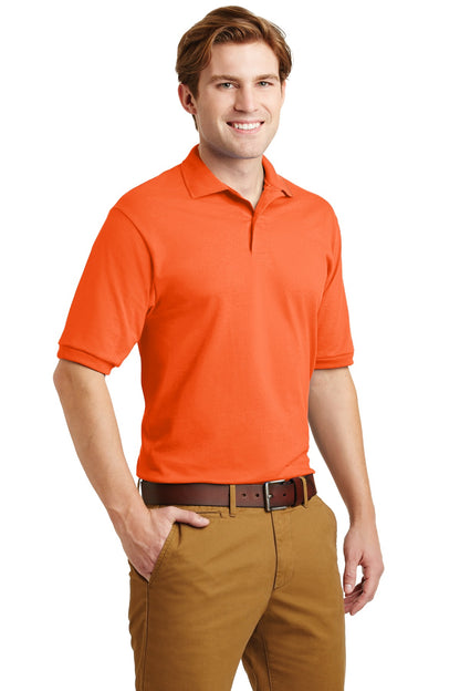 Safety Orange Jerzees Dri-Power Sport Shirt. 437M