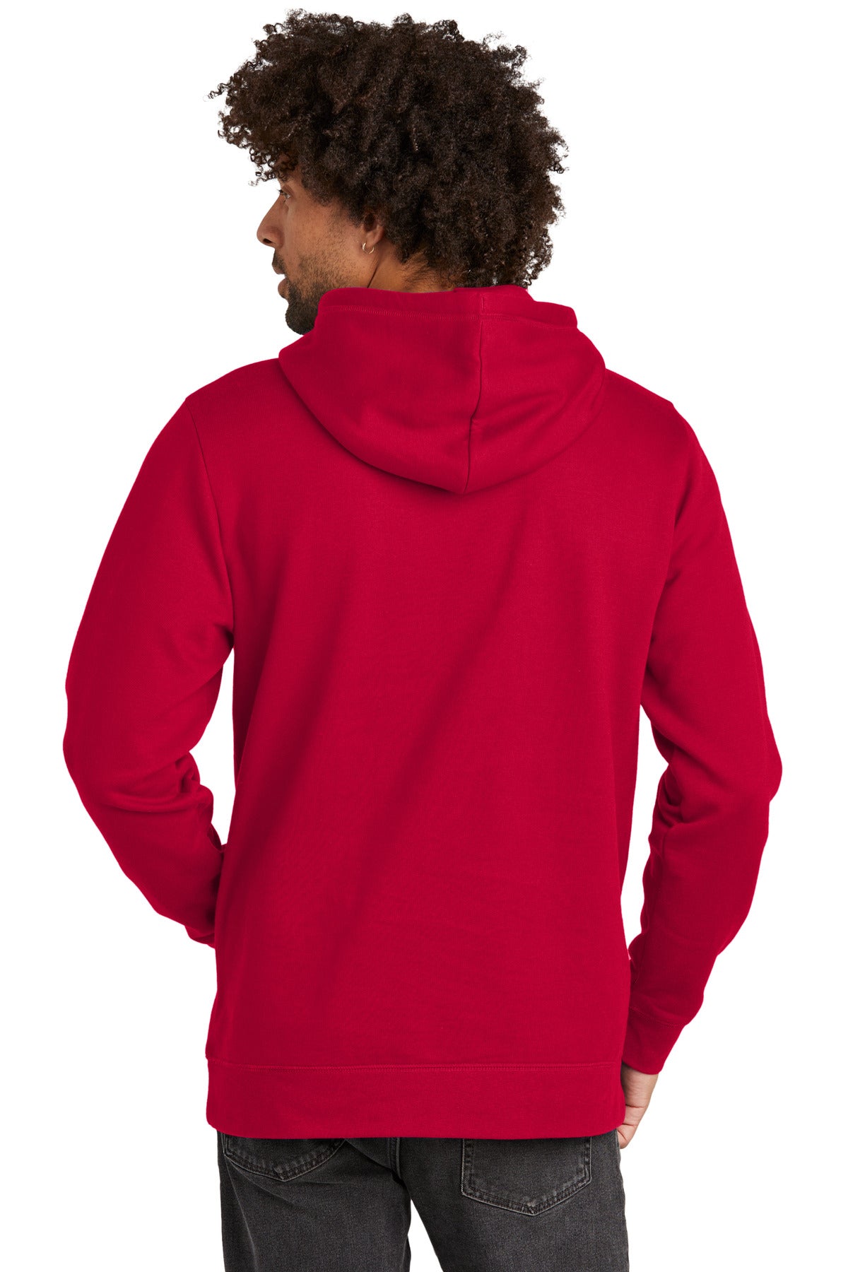 Scarlet New Era Comeback Fleece Pullover Hoodie NEA550
