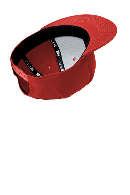Scarlet New Era Standard Fit Flat Bill Snapback Cap NE4020