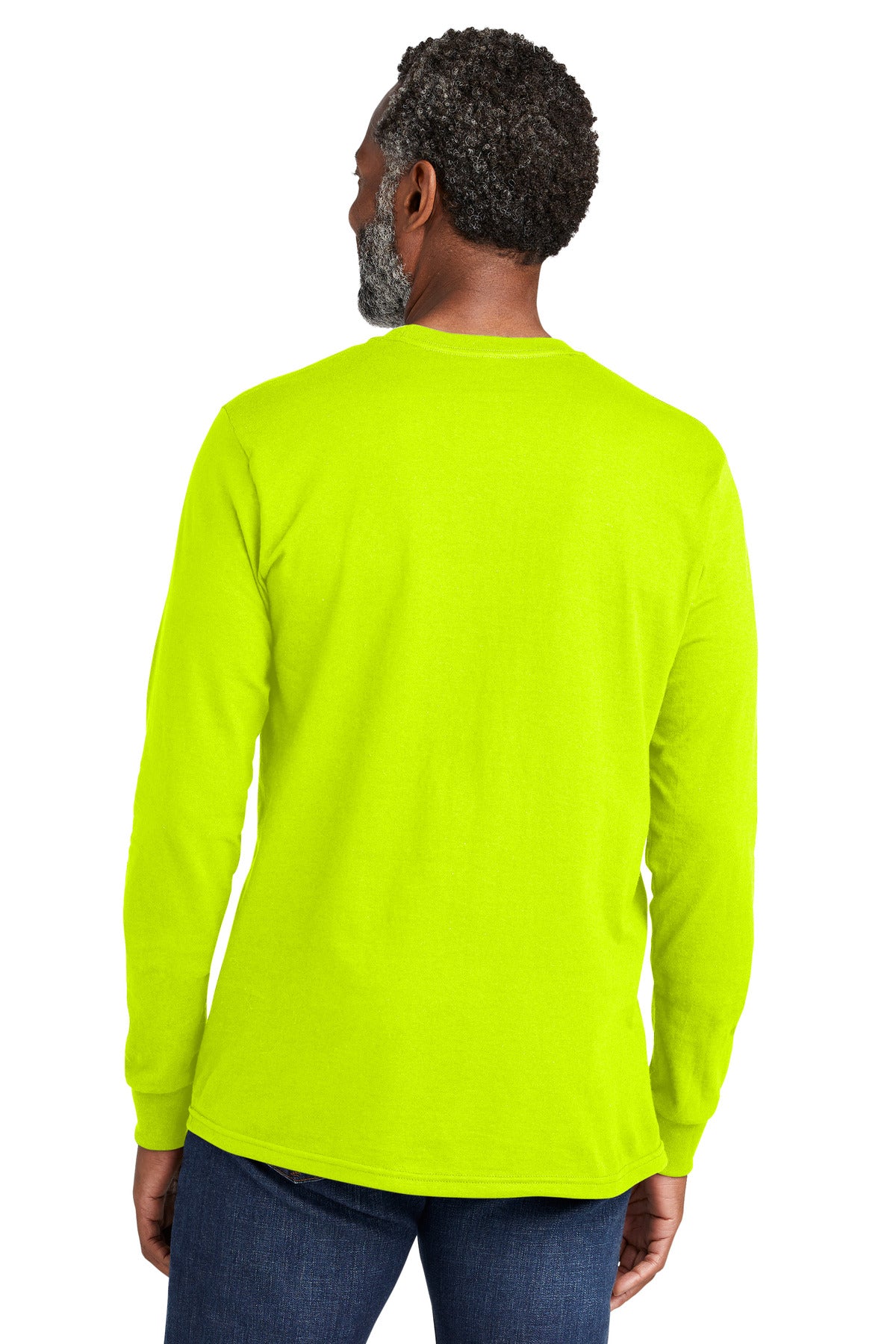 SftyGrn Volunteer Knitwear All-American Long Sleeve Tee VL100LS