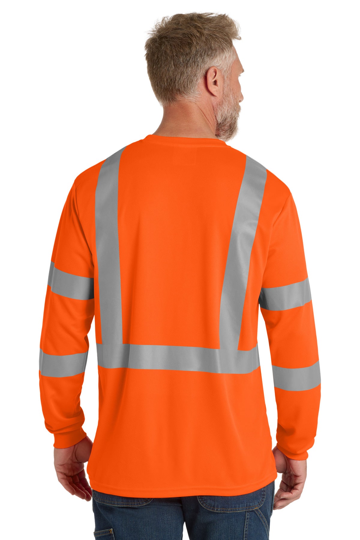 SftyOrg CornerStone ANSI 107 Class 3 Mesh Long Sleeve Tee. CS203