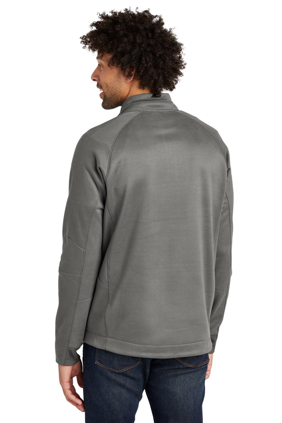 Shadow Grey New Era Venue Fleece 1/4-Zip Pullover. NEA523