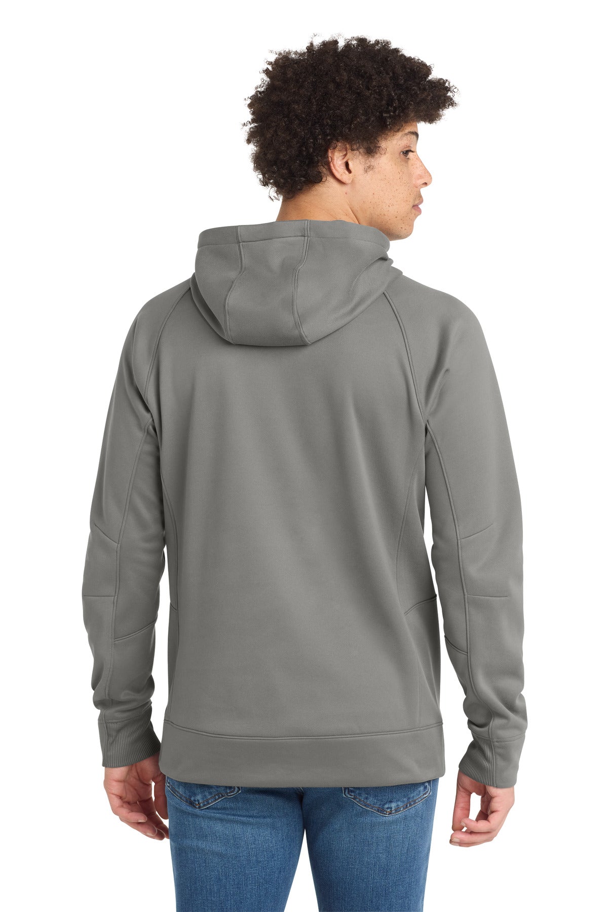 Shadow Grey New Era Venue Fleece Pullover Hoodie. NEA520