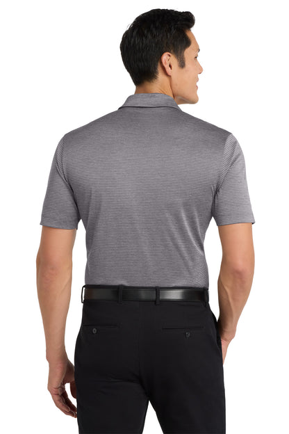Shadow Grey Port Authority Shadow Stripe Polo. K585