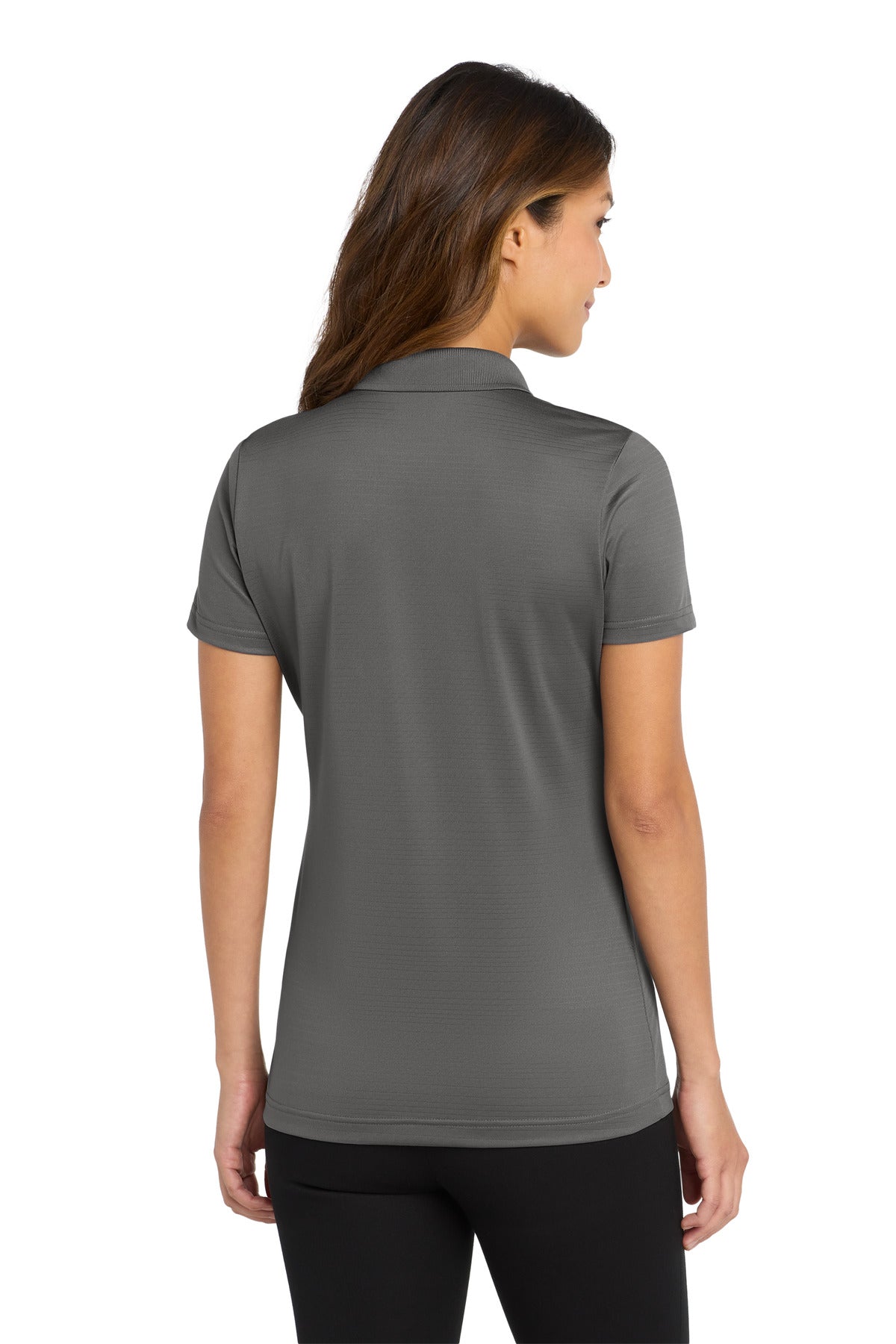 Shadow Grey Port Authority Women's Eclipse Stretch Polo. LK587