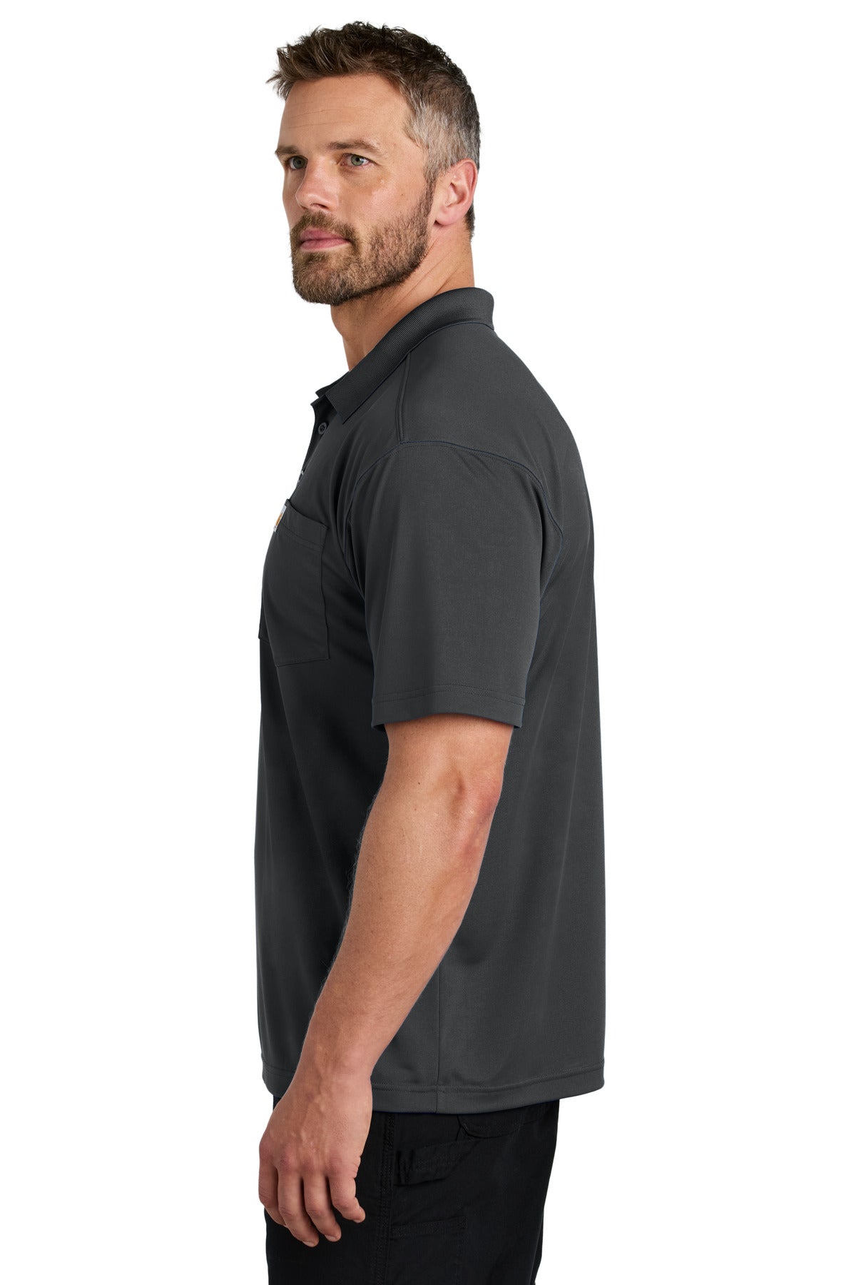 ShadowGrey Carhartt Force Snag-Resistant Pocket Polo CT106880