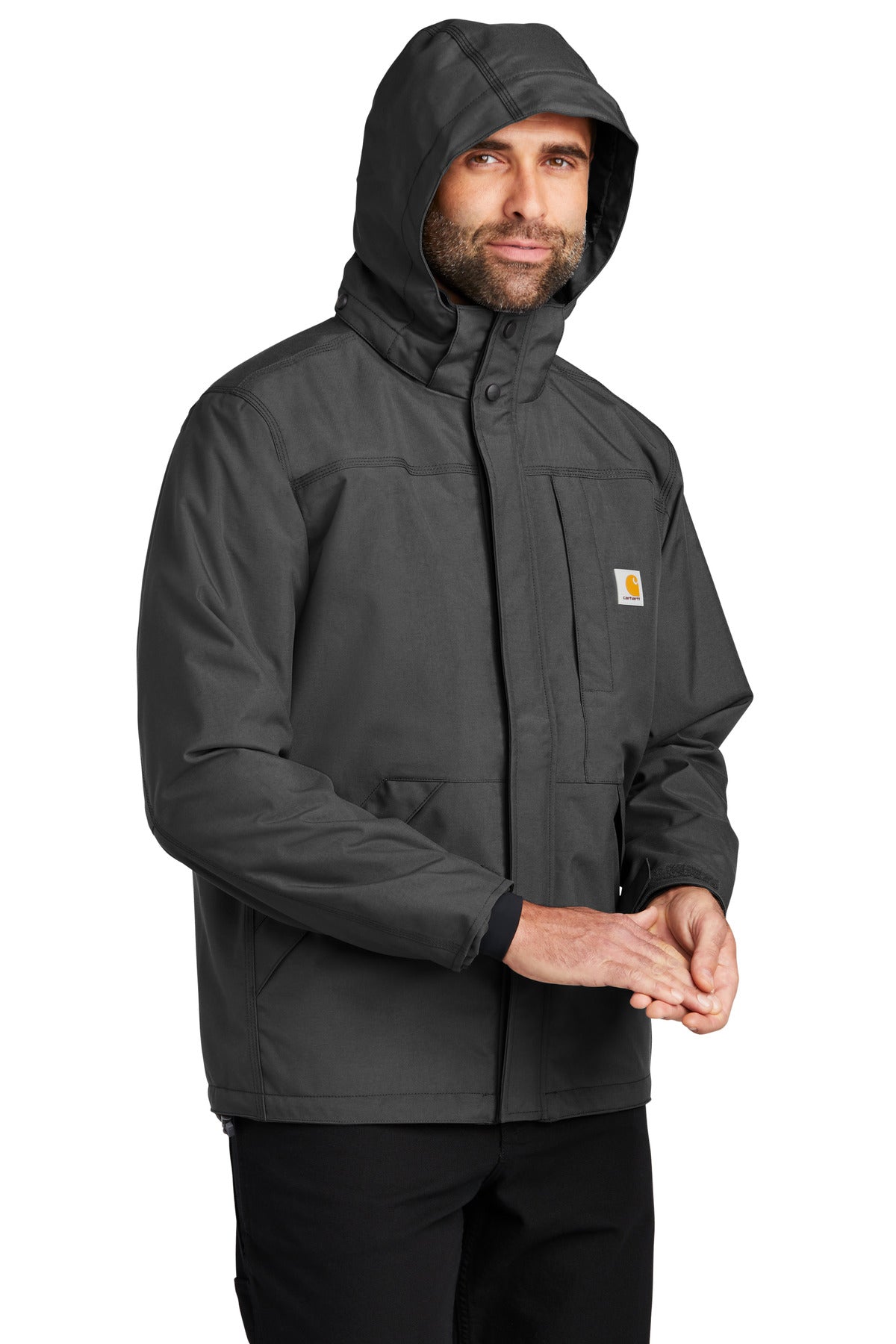 ShadowGrey Carhartt Storm Defender Shoreline Jacket CT104670