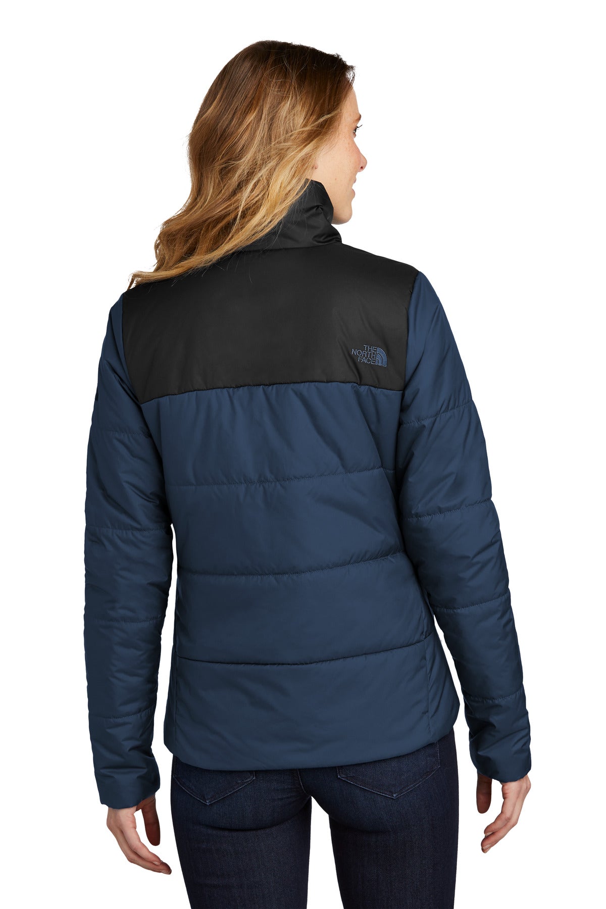 ShadyBlue The North Face Women's Chest Logo Everyday Insulated Jacket NF0A7V6K