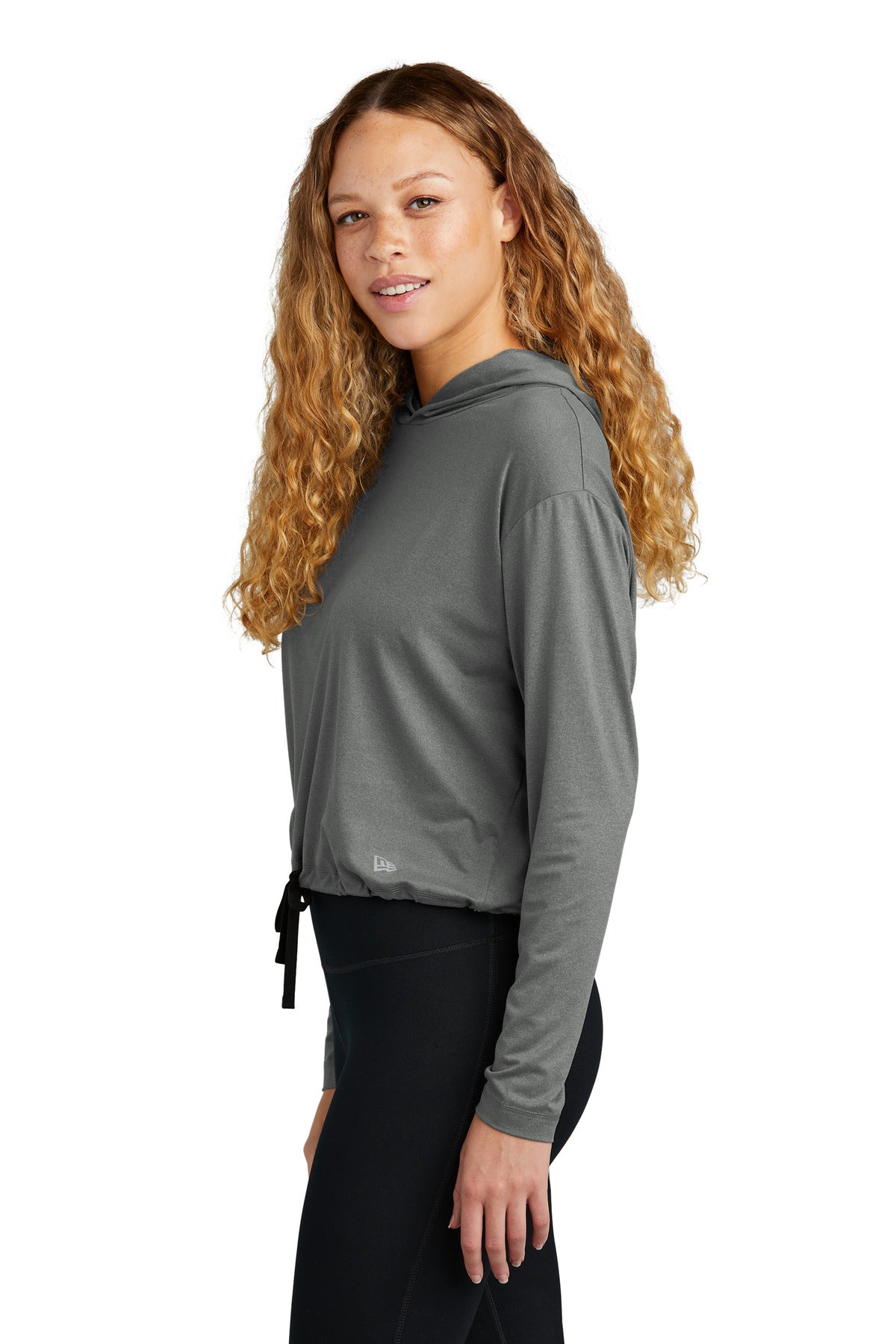 ShdGyHthr New Era Women's Power Long Sleeve Hoodie LNEA229