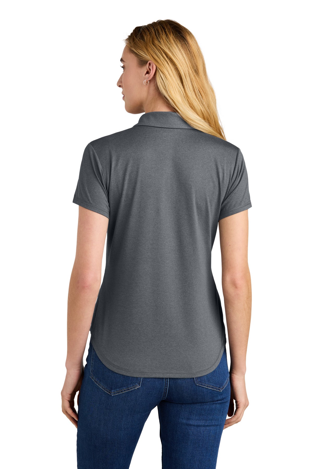 ShdGyHthr New Era Women's Power Polo LNEA225