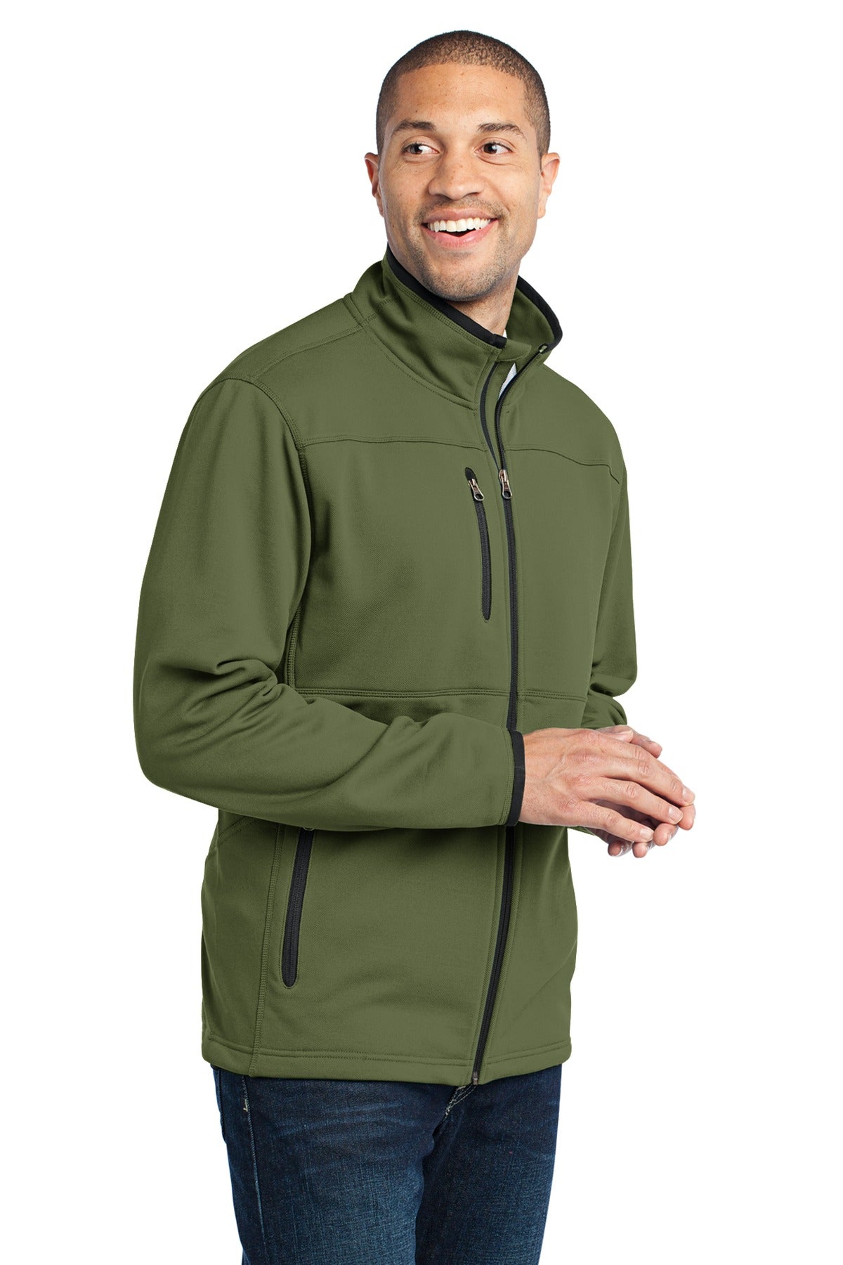 Sherwood Green Port Authority Pique Fleece Jacket. F222