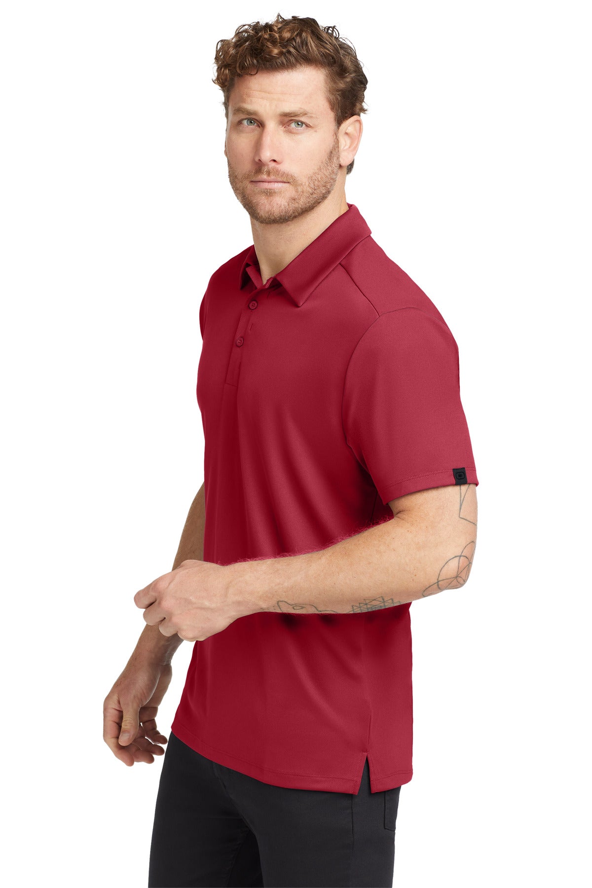 Signal Red OGIO Framework Polo. OG125