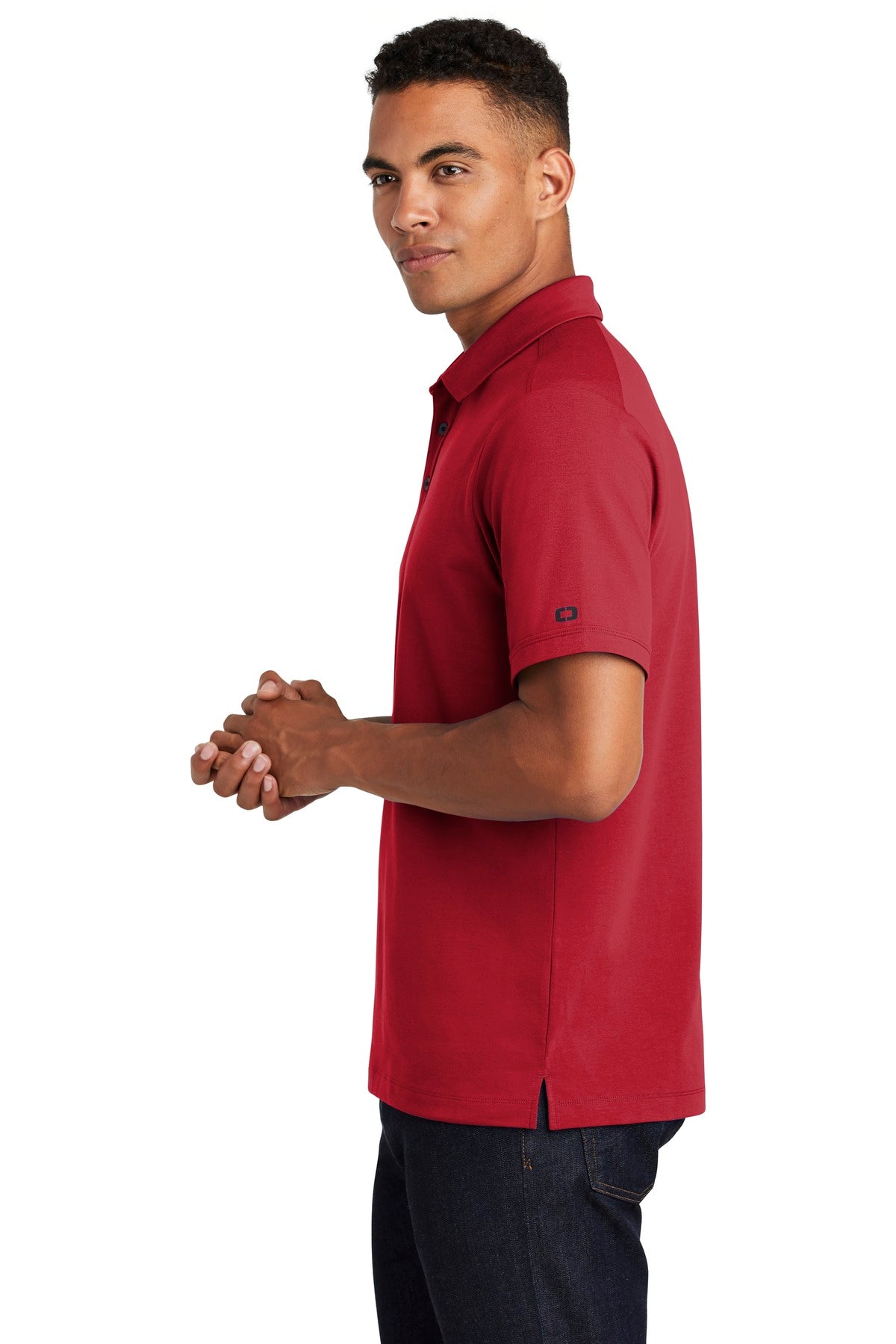 Signal Red OGIO Limit Polo. OG138
