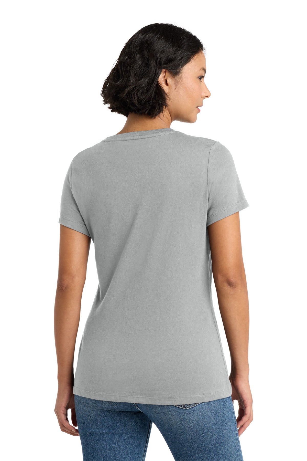 Silver District Women's Perfect Weight Tee. DM104L