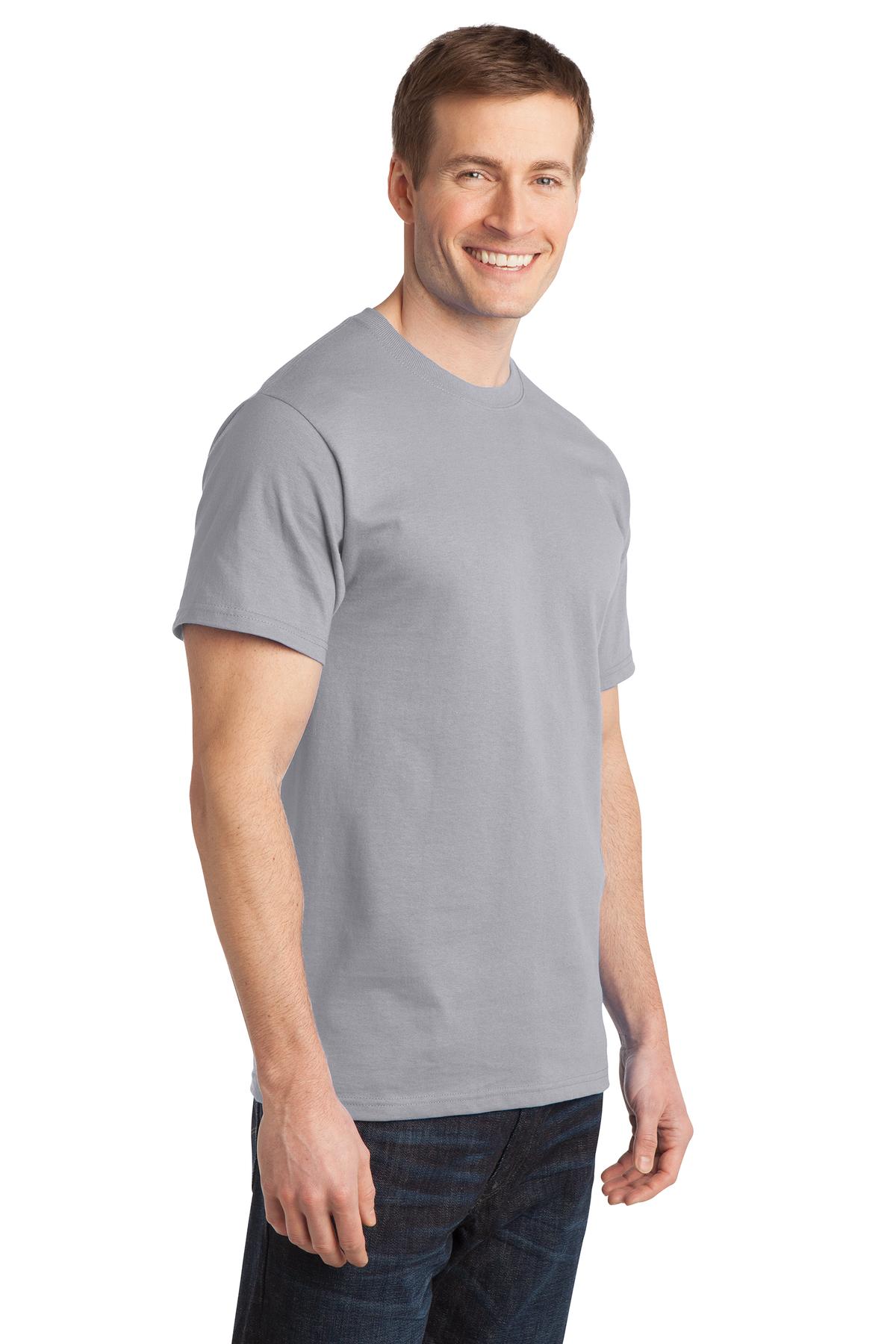Silver Port & Company - Ring Spun Cotton Tee. PC150