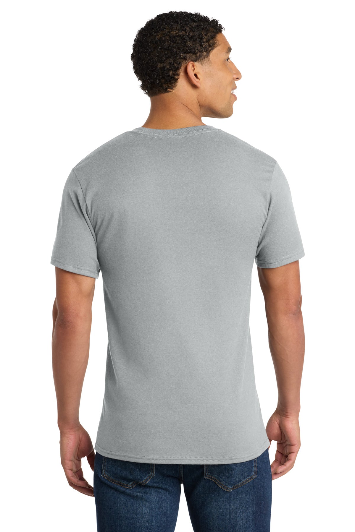 Silver Port & Company - Ring Spun Cotton Tee. PC150