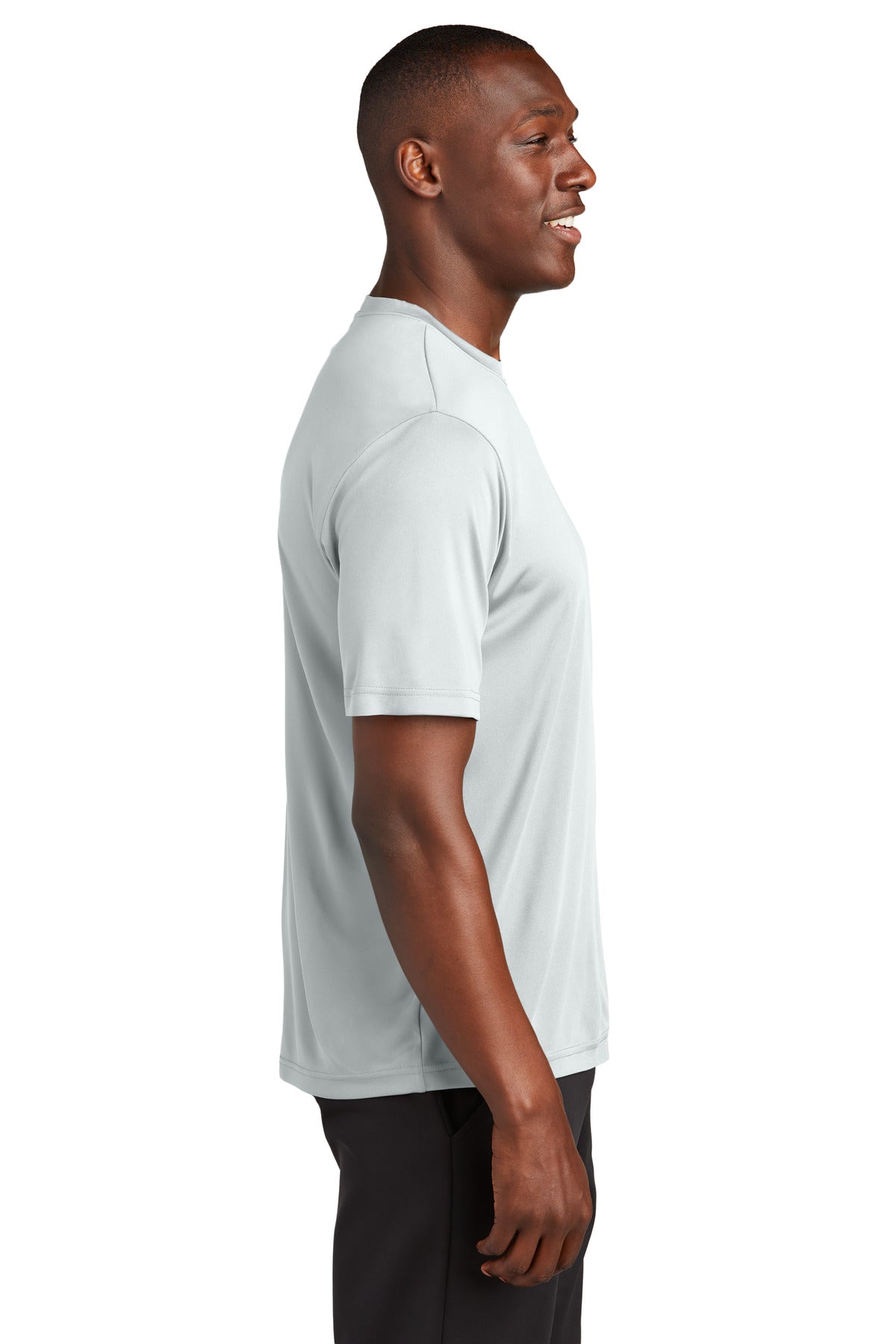 Silver Sport-Tek Tall PosiCharge Competitor Tee. TST350