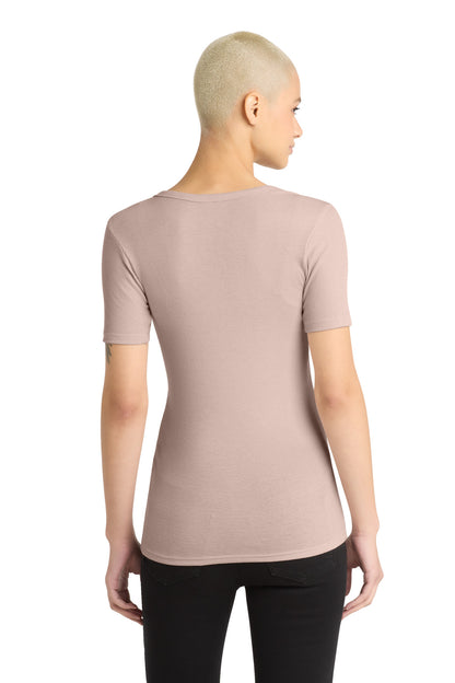 Smokey Iris District Women's V.I.T. Rib Scoop Neck Tee DT6020