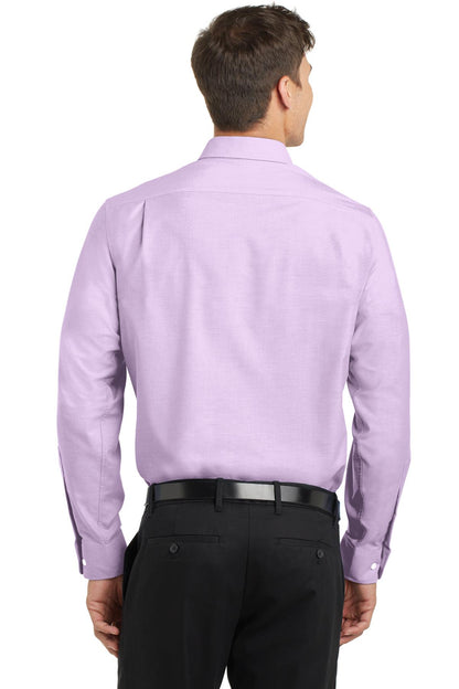 Soft Purple Port Authority SuperPro Oxford Shirt. S658