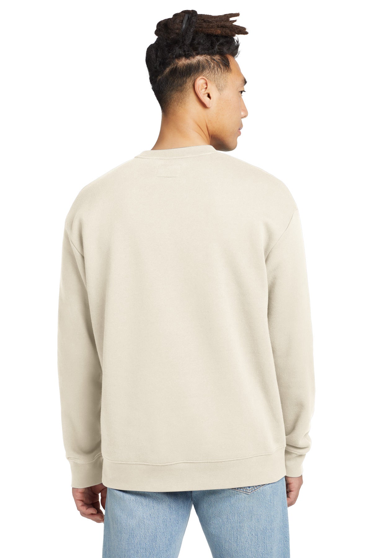 SoftBeige New Era Heritage Fleece Pocket Crew NEA527