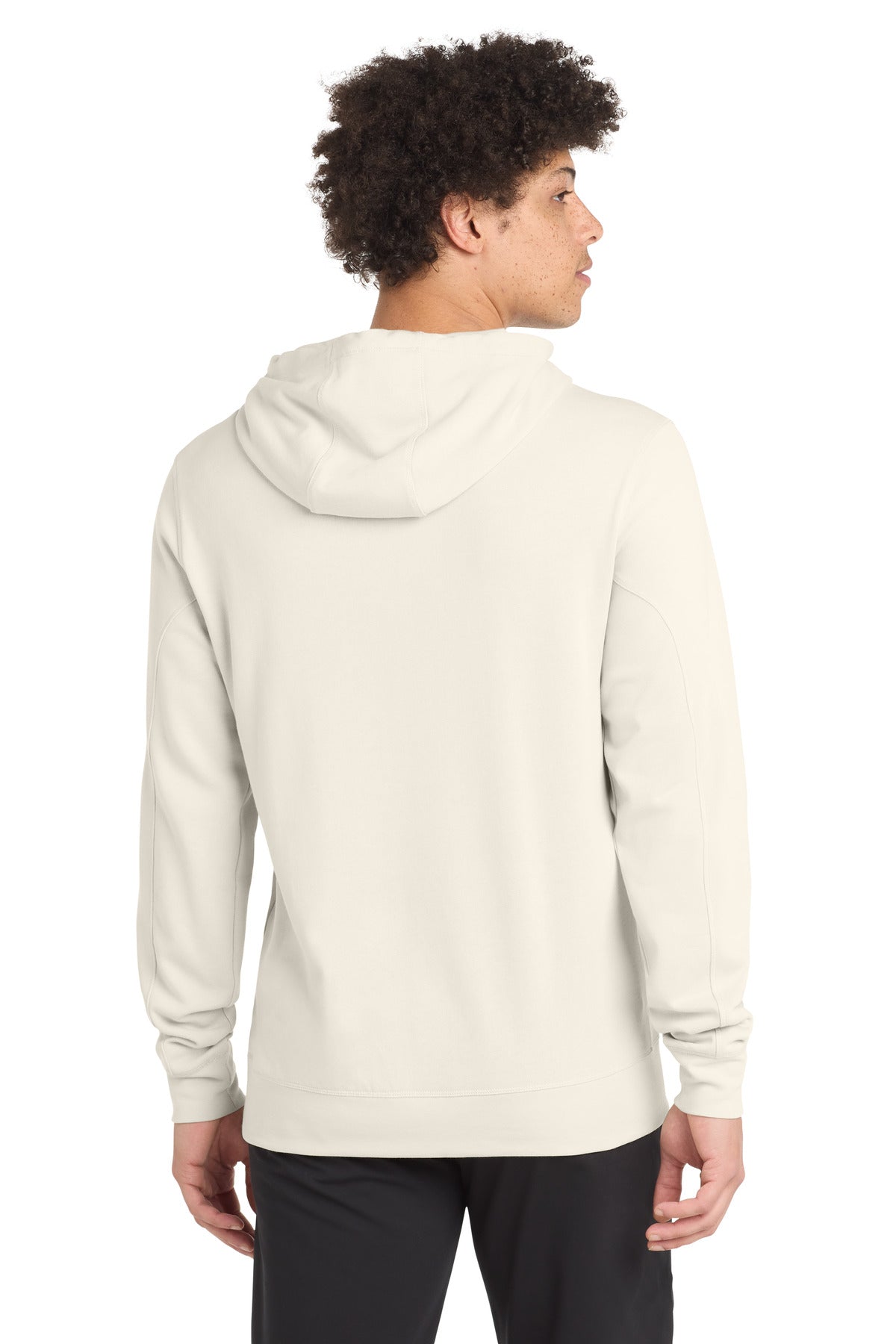 SoftBeige New Era Tri-Blend Fleece Pullover Hoodie. NEA510