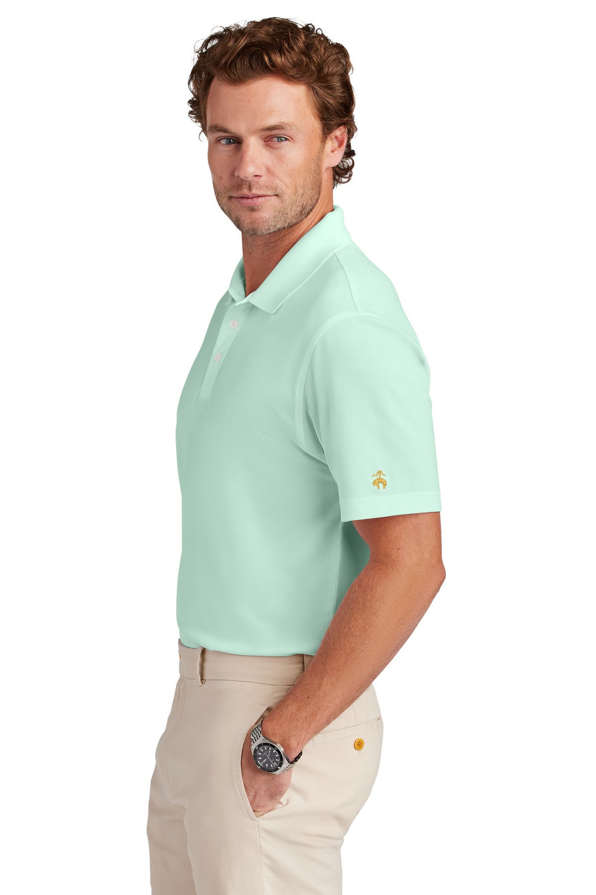 SoftMint Brooks Brothers Mesh Pique Performance Polo BB18220