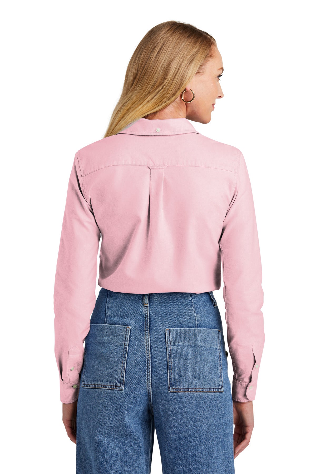 SoftPink Brooks Brothers Women's Casual Oxford Cloth Shirt BB18005