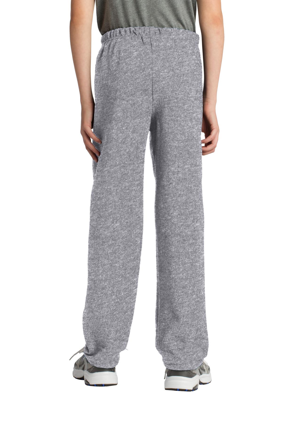Sports Grey Gildan Youth Heavy Blend Sweatpant. 18200B