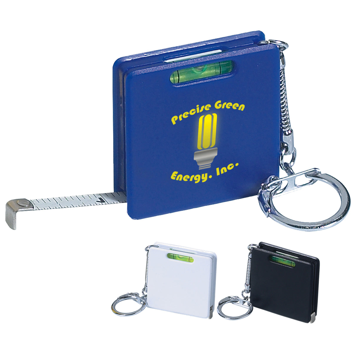 Square Level Tape Measure Key Tag  grouped