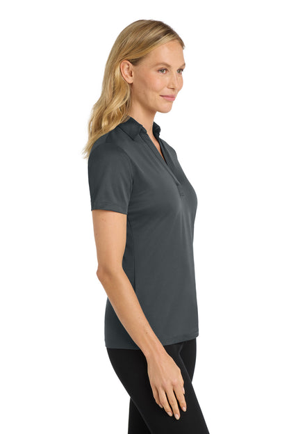Steel Grey Port Authority Women's Silk Touch Performance Polo. L540