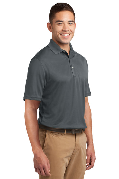 Steel Sport-Tek Tall Dri-Mesh Polo. TK469