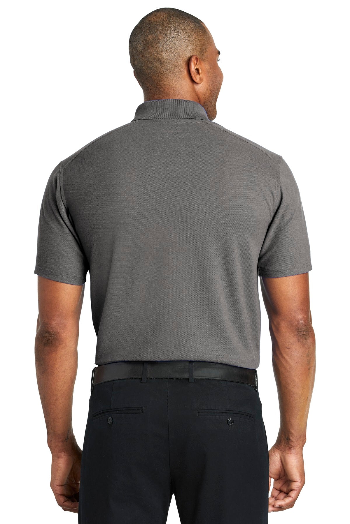 Sterling Grey Port Authority EZPerformance Pique Polo. K600