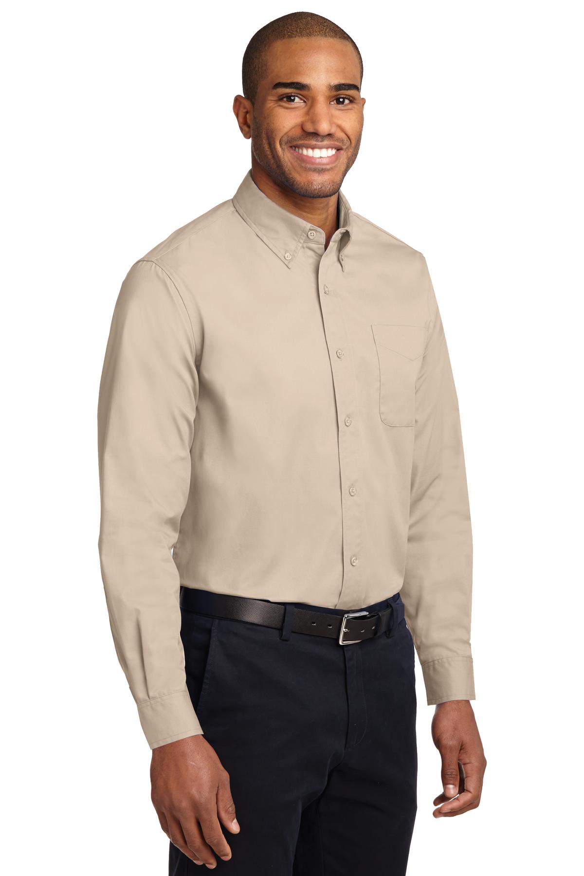 Stone Port Authority Extended Size Long Sleeve Easy Care Shirt S608ES