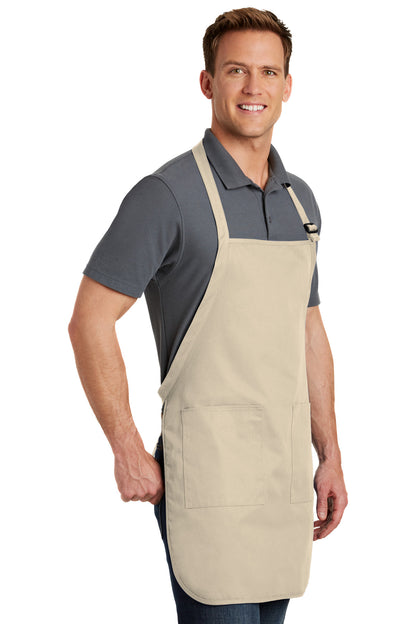 Stone Port Authority Full-Length Apron with Pockets. A500