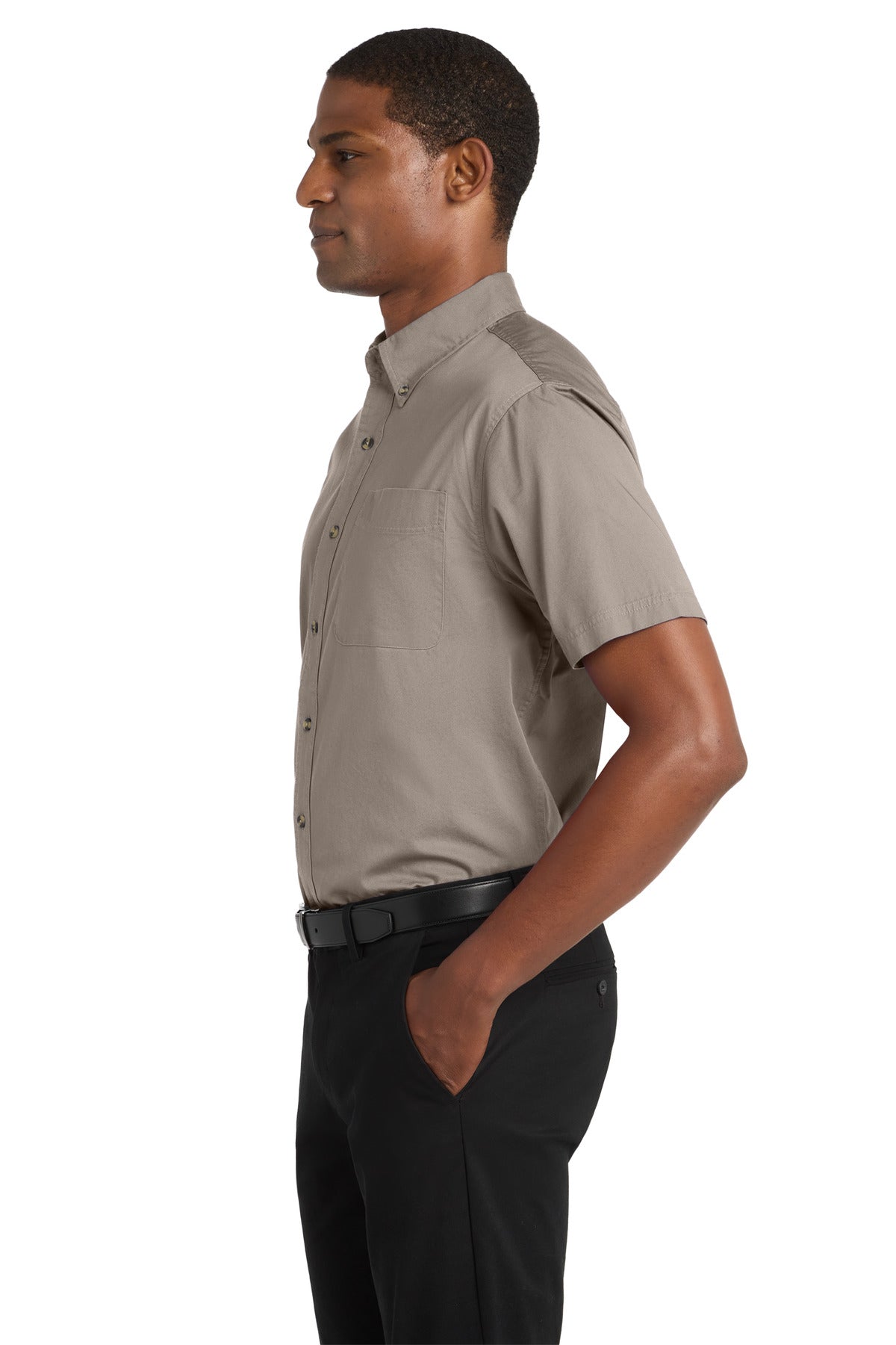 Stone Port Authority Short Sleeve Twill Shirt. S500T