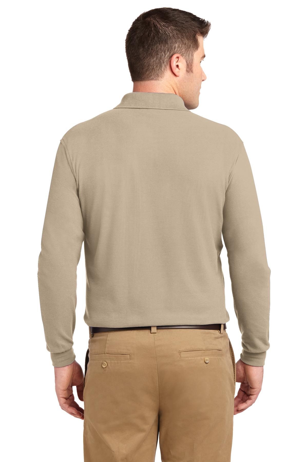 Stone Port Authority Silk Touch Long Sleeve Polo. K500LS