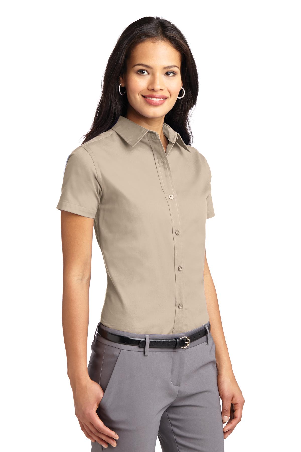Stone Port Authority Women's Short Sleeve Easy Care Shirt. L508