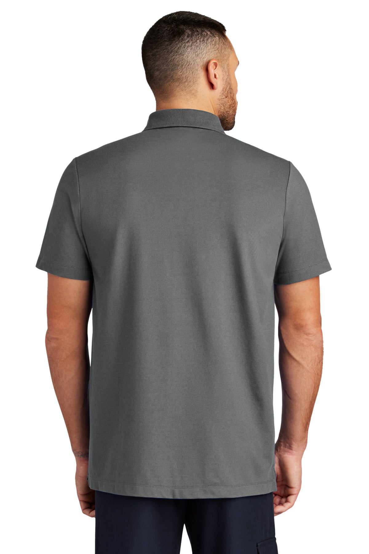 StormGrey Mercer+Mettle Stretch Pique Polo MM1004