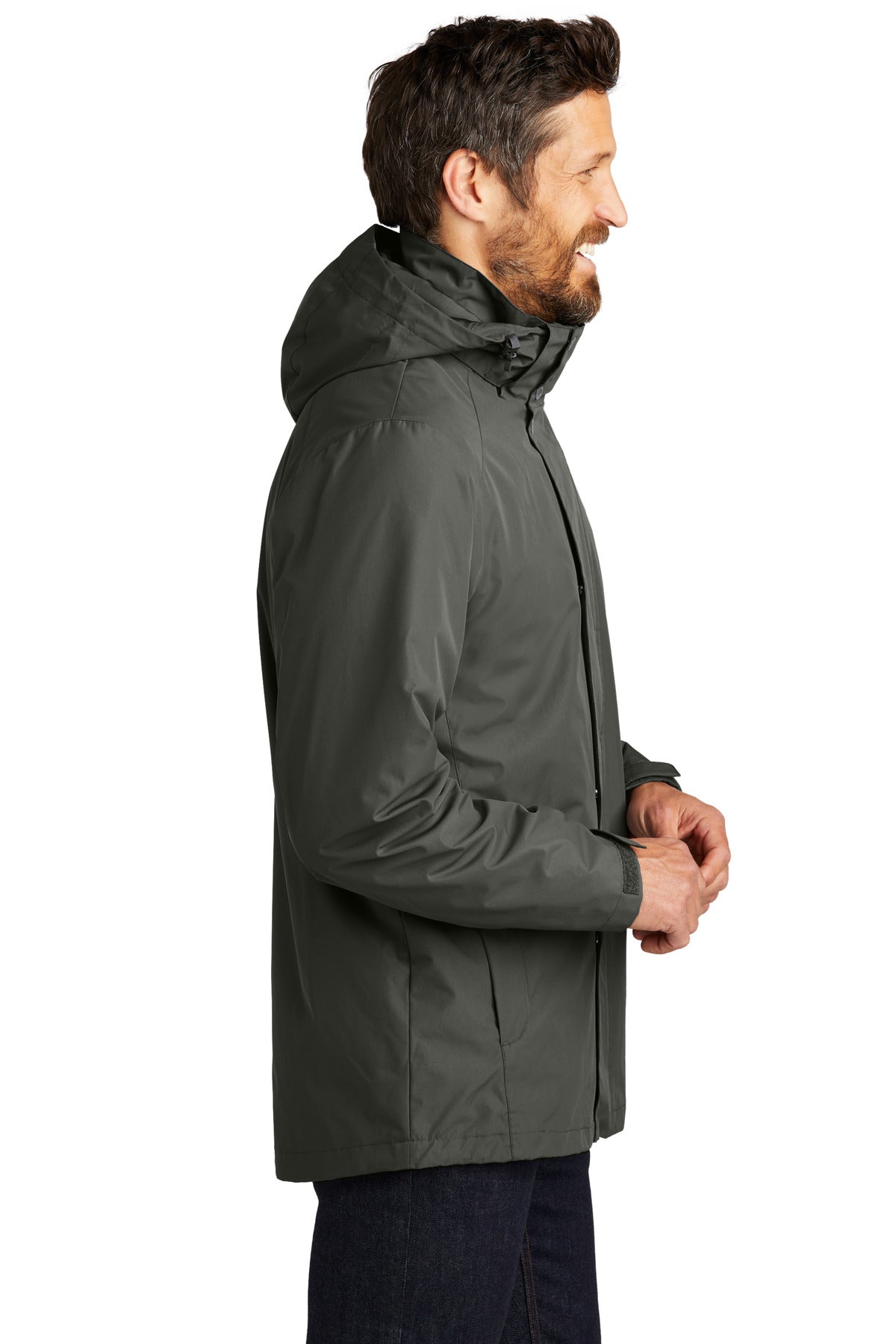 StormGrey Port Authority All-Weather 3-in-1 Jacket J123