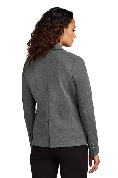 StrmGryHtr Mercer+Mettle Women's Relaxed Knit Blazer MM3031