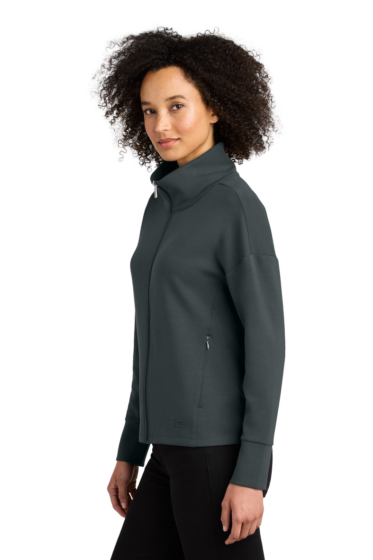 TarmacGrey OGIO Women's Transcend Full-Zip LOG860