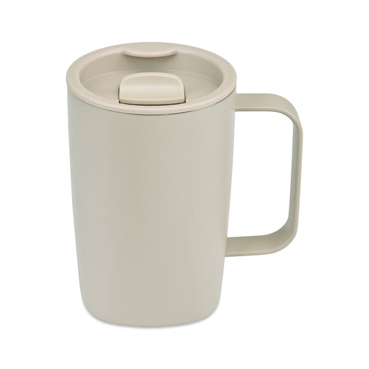 Taupe Aviana™ Rowan Recycled Mug - 15 Oz. plain