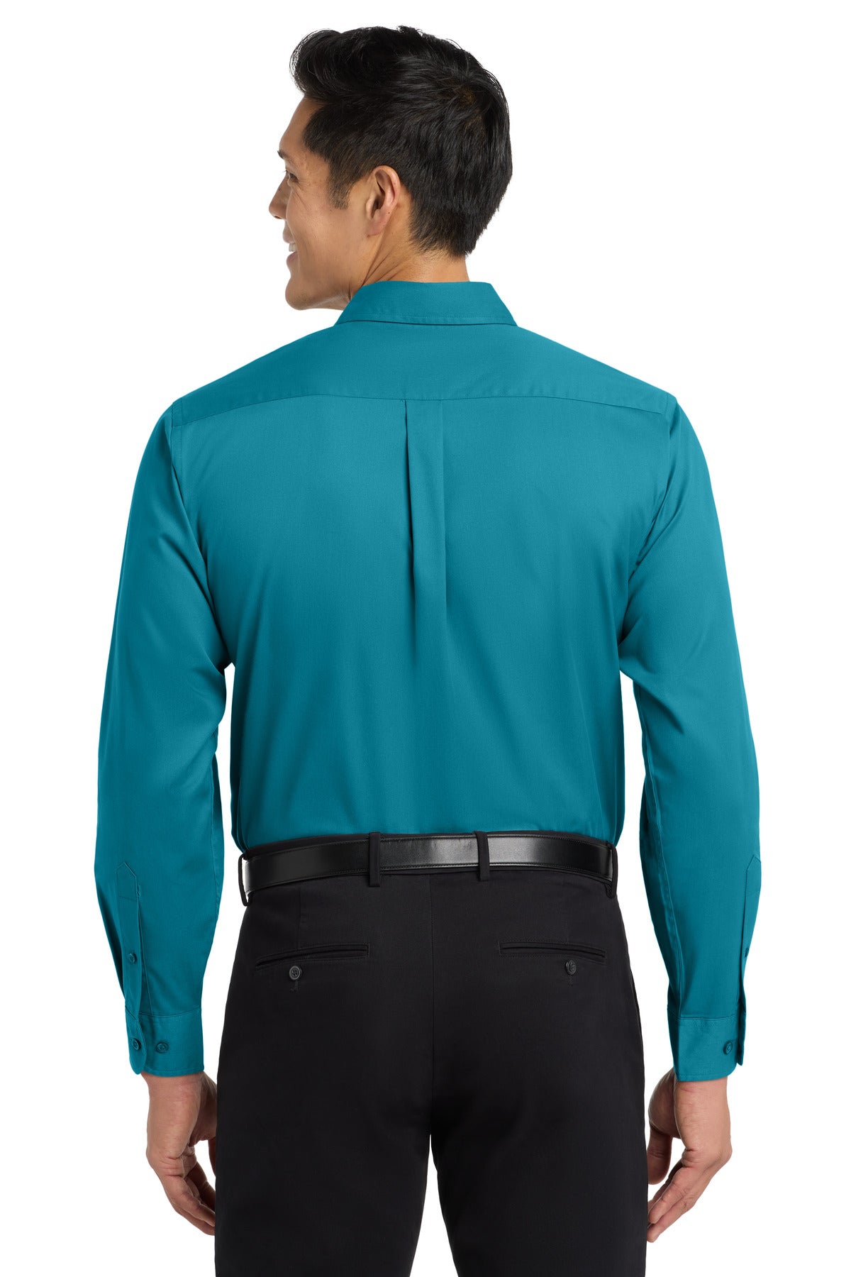 Teal Green Port Authority Extended Size Long Sleeve Easy Care Shirt S608ES