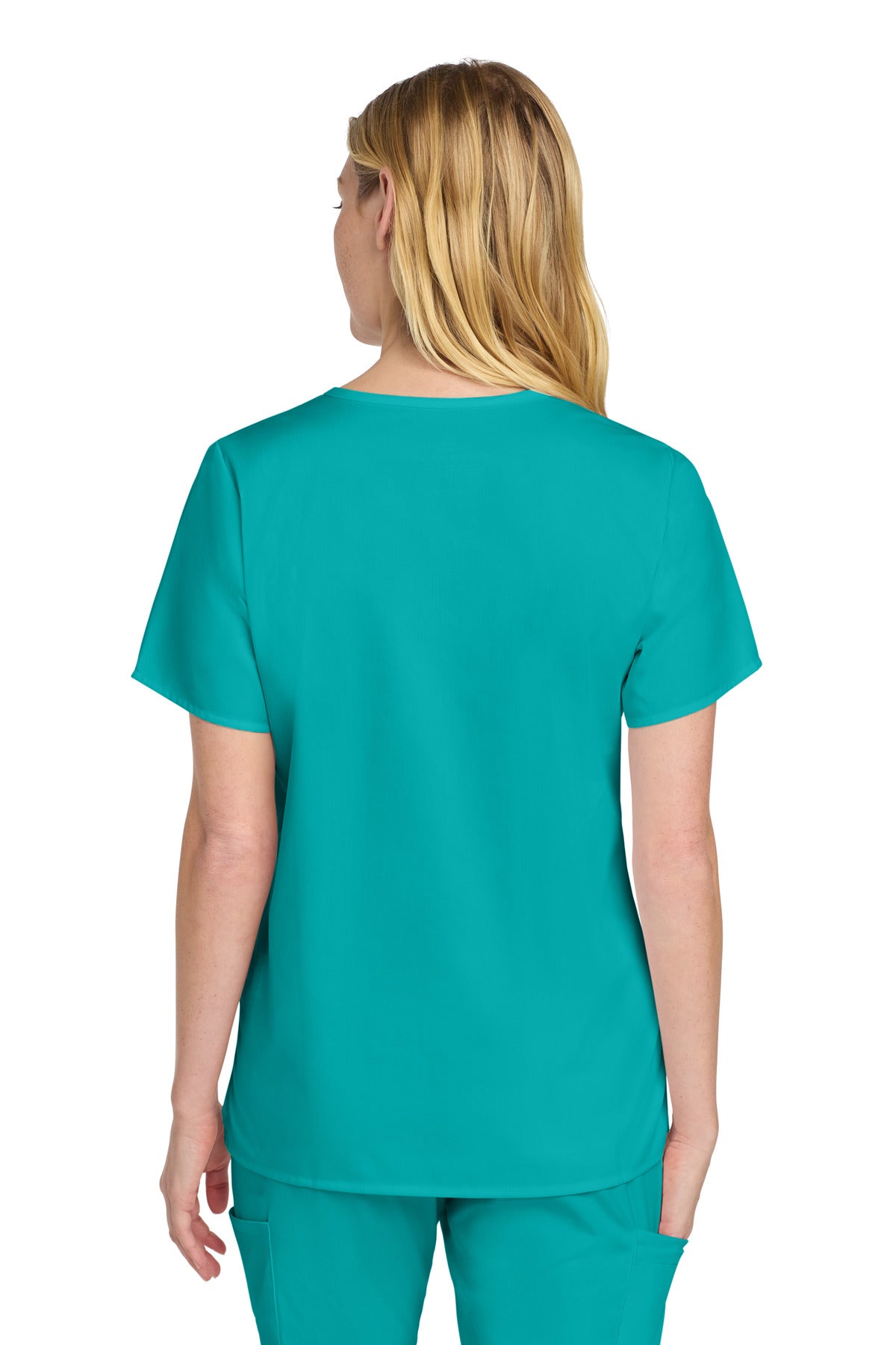 Teal Wink Women's WorkFlex V-Neck Top WW4560