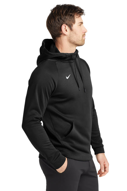 Team Black Nike Therma-FIT Pullover Fleece Hoodie CN9473