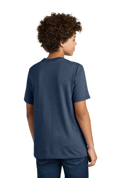 TeamNavyHt Port & Company Youth CVC Tee PC340Y