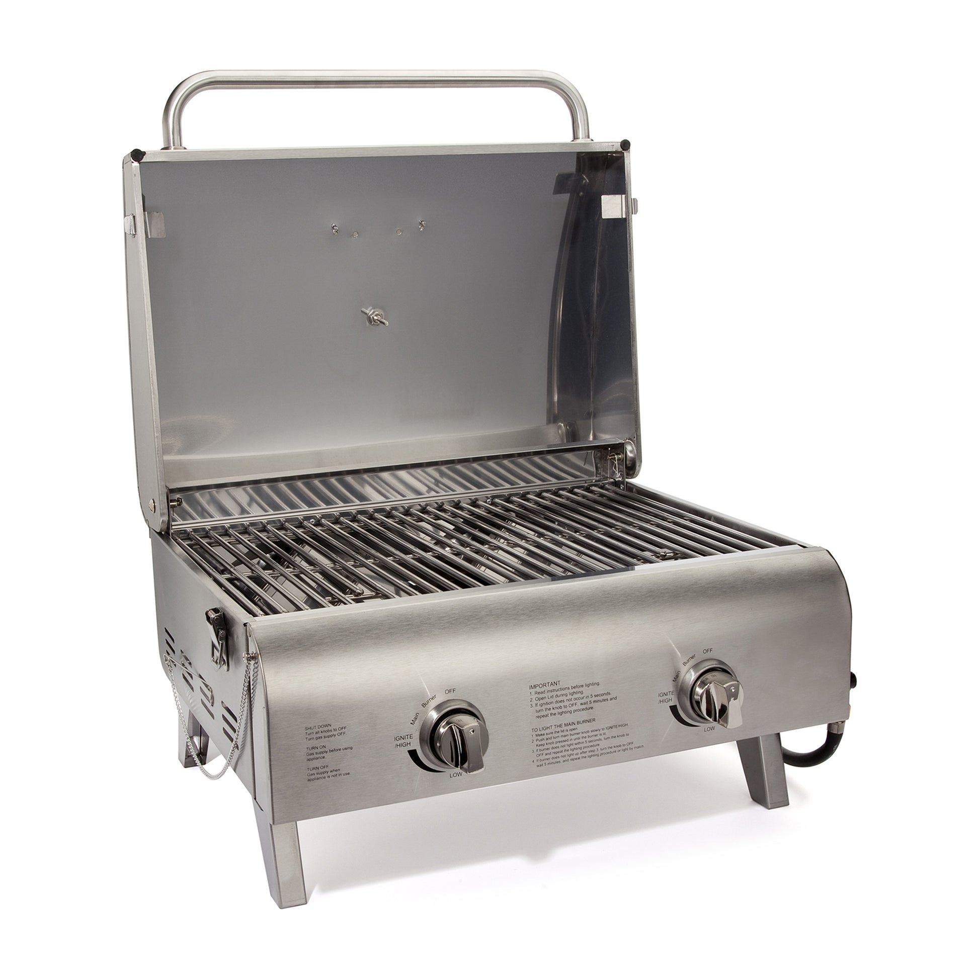 Stainless Steel Cuisinart® Outdoors Chef's Style Stainless Tabletop Grill