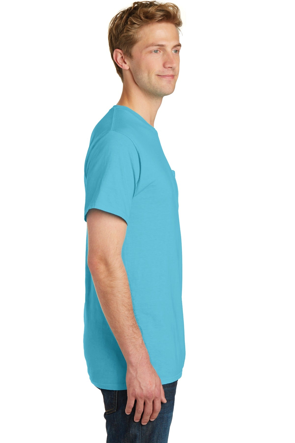 Tidal Wave Port & Company Beach Wash Garment-Dyed Pocket Tee. PC099P