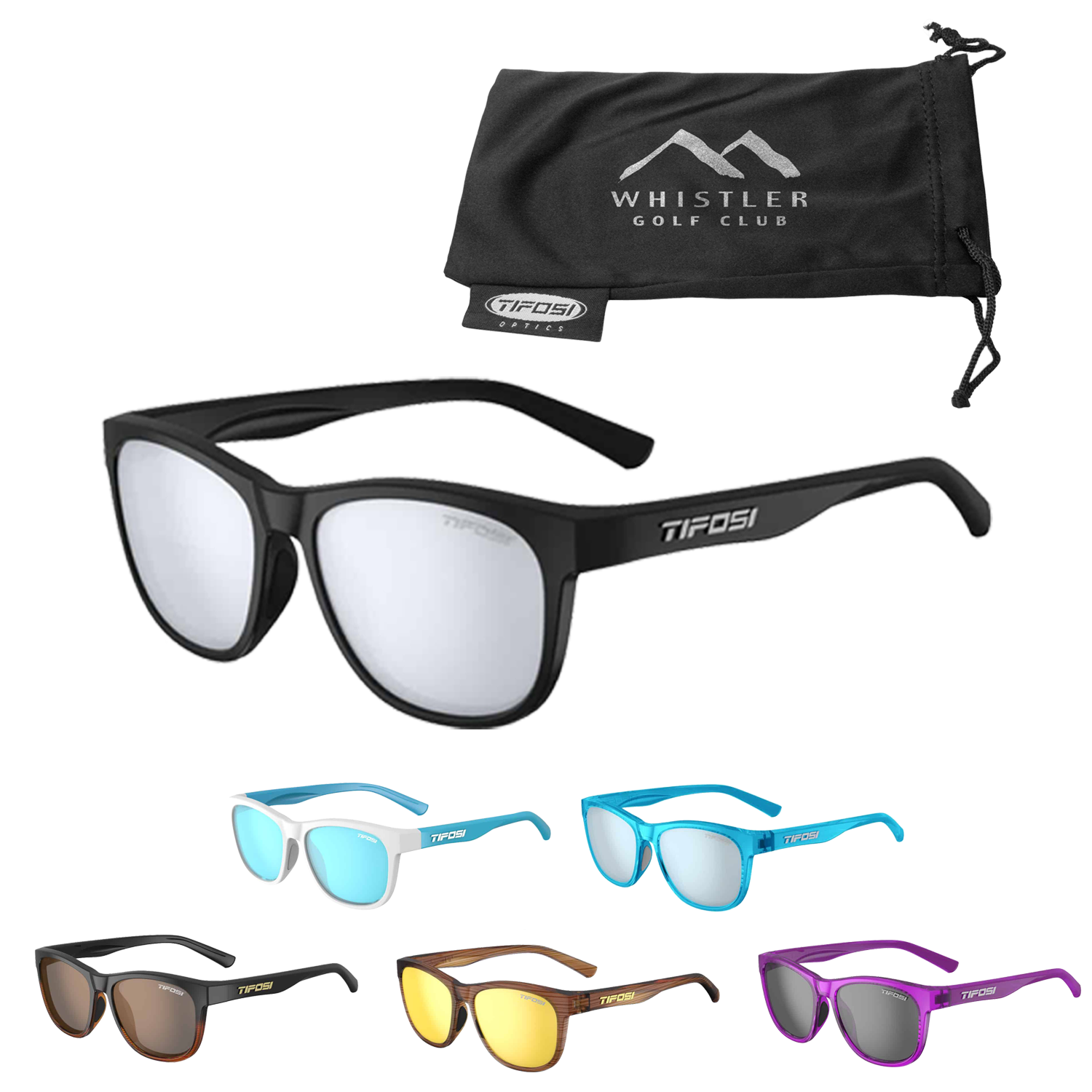 Brown Fade Brown Lens Tifosi Swank Sunglasses