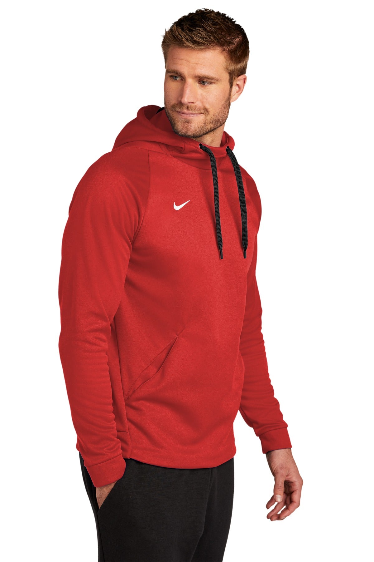 Tm Scarlet Nike Therma-FIT Pullover Fleece Hoodie CN9473